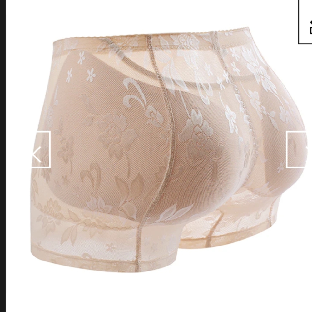 Silicone Insert Padded Hip & ASSet Enhancer (real to touch)Panties (M)